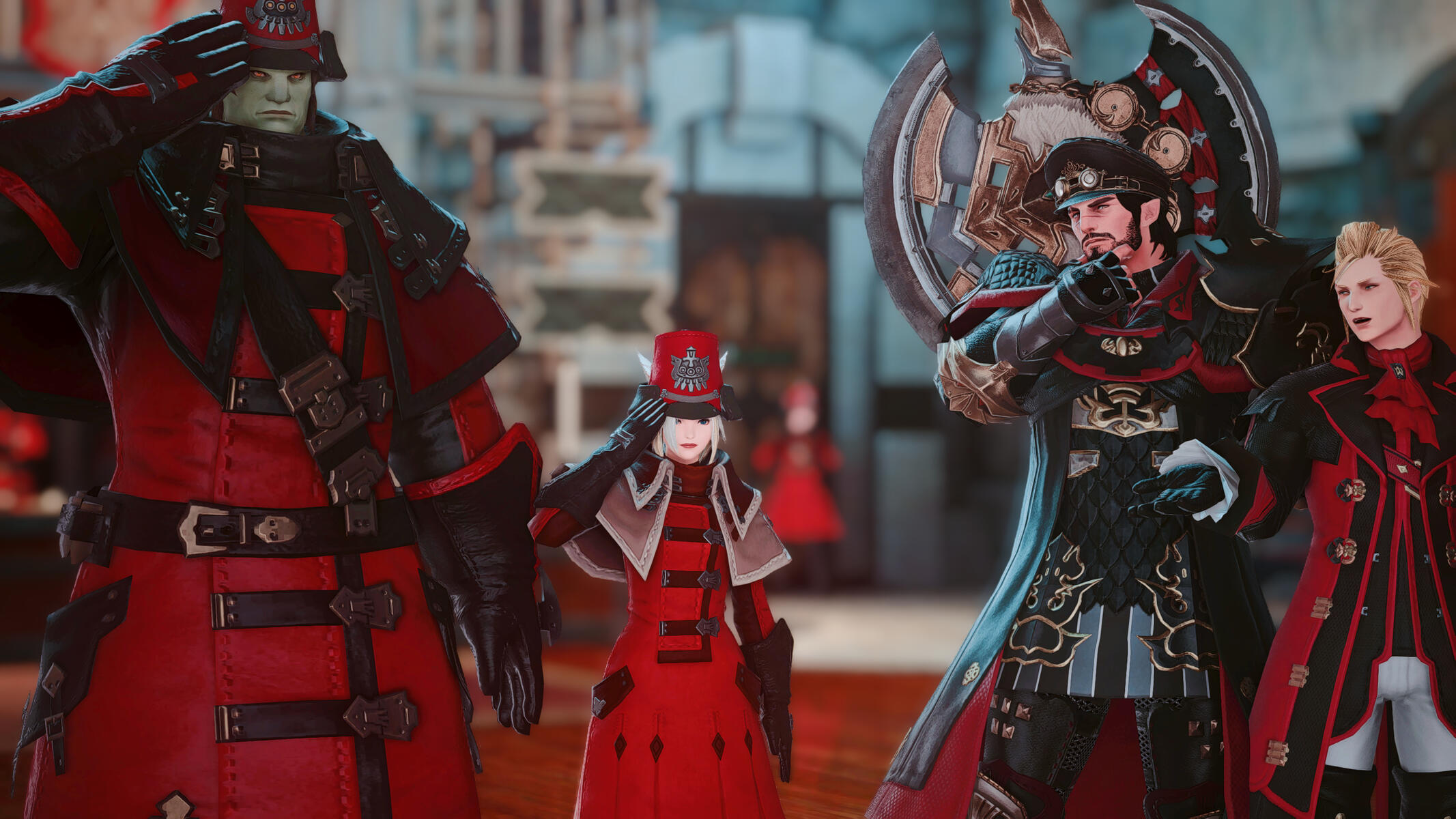 Tyr Deciding on Recruits as a part of his job as a storm captain.