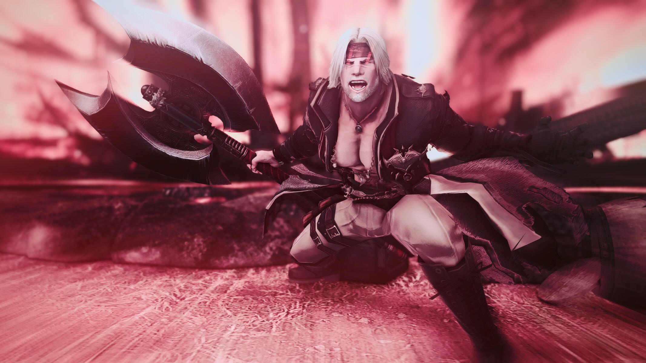 Pushed to the edge, to his wits end. overwhelmed by the primal urge to survive and the anger of his attackers. Tyr unknowingly taps into his inner beast.